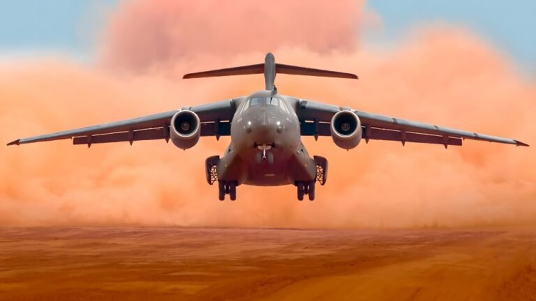 Aviones de la industria aeroespacial brasileña en vuelo frontal, que ilustran la ubicación de Embraer y su relación con São José dos Campos.